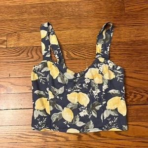 Abercrombie Linen Tank Top